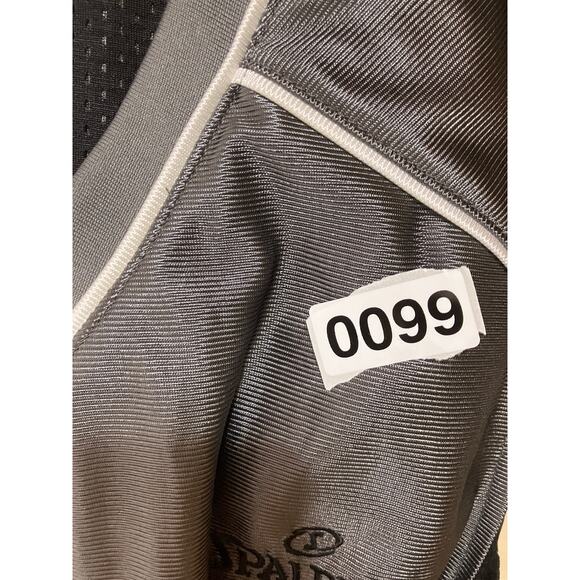 Vintage 90s Spalding Tank Top Athletic Mens Large Grey Basketball - Picture 6 of 6